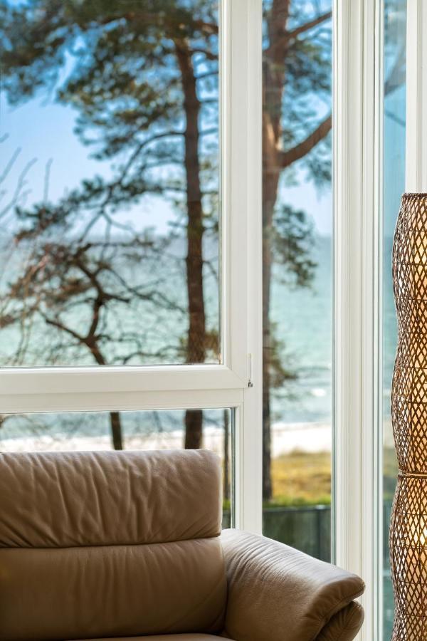 Villa Helene mit Meerblick in Top Lage - Seemöwe mit Strandkorb am Strand Ostseebad Ostseebad Binz Exterior foto